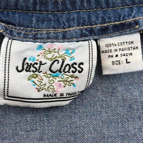 Denim Blue Sleeveless Jumpsuit - Picture 6 of 14